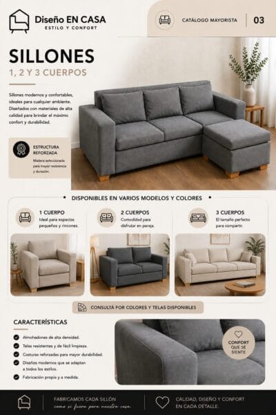 Fabricante de muebles tapizados