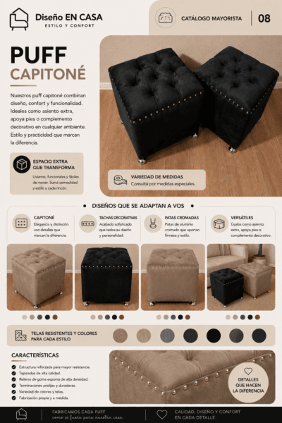 Fabricante de muebles tapizados